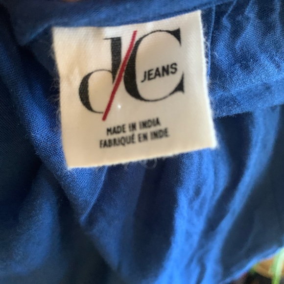 D/C Jeans Embroidered Peasant Blouse 4X - Picture 4 of 5